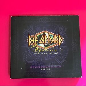Def Leppard Viva Hysteria Deluxe Edition Autographed